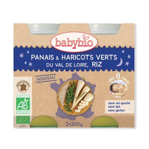 Vitbabybio Menu Panais/Haric Riz 2X200G