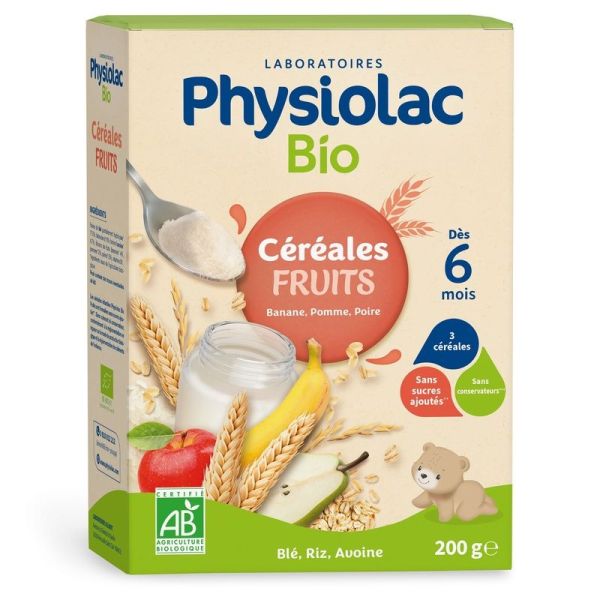 Céréales Bio pour bébé - Fruits