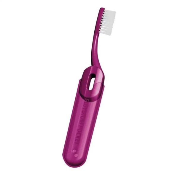 Brosse à dents de voyage Pocket - Medium - 1 brosse à dents