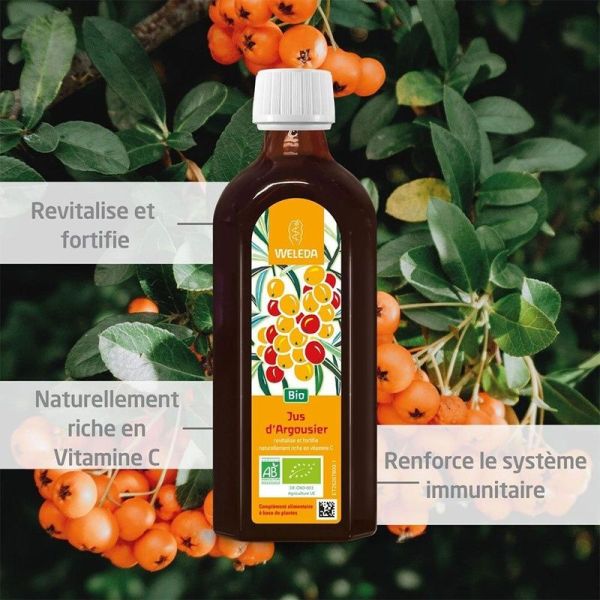 Jus d'Argousier Bio - 250 ml