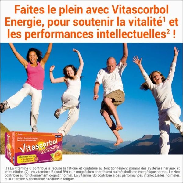 Energie Gout Orange Pressee - 30 comprimes effervescents