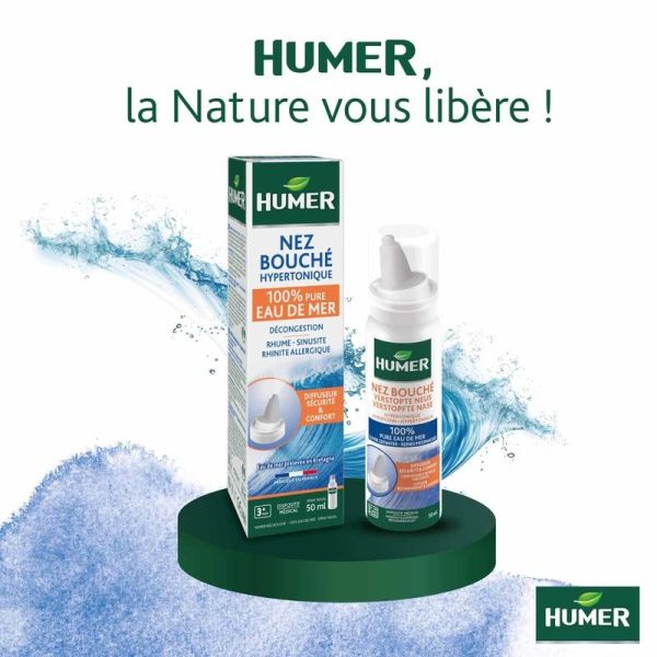 Nez Bouché Spray Nasal Hypertonique - 50 ml