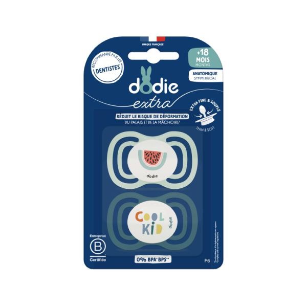 Dodie Sucet Anat F6 Ext Fine Vert 18M 2