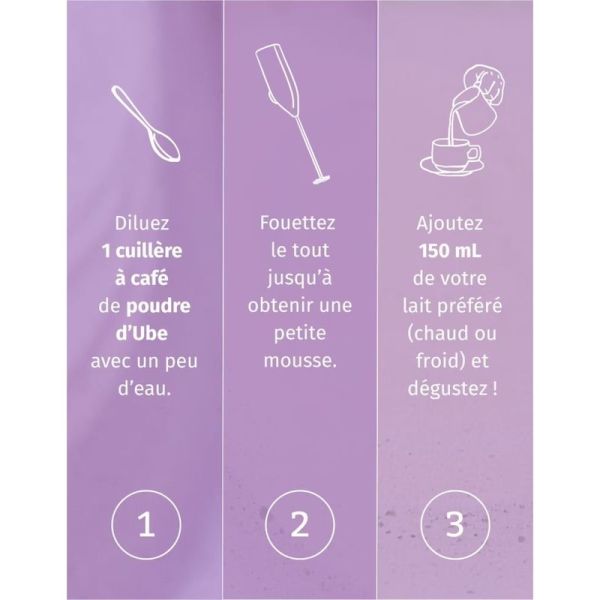 Poudre d'Ube Igname Violet - 100 g