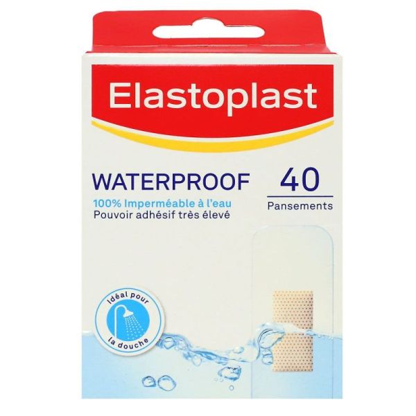 Elastoplast Waterproof 40 Pansements