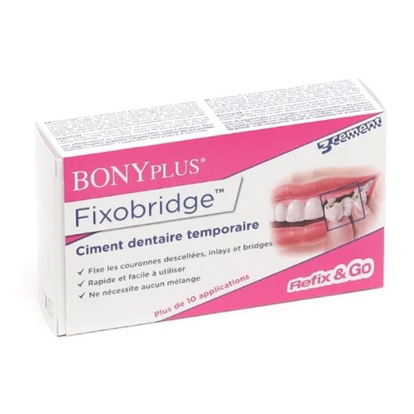 Bonyplus Fixobridge Ciment Dentaire Temporaire - 7 g