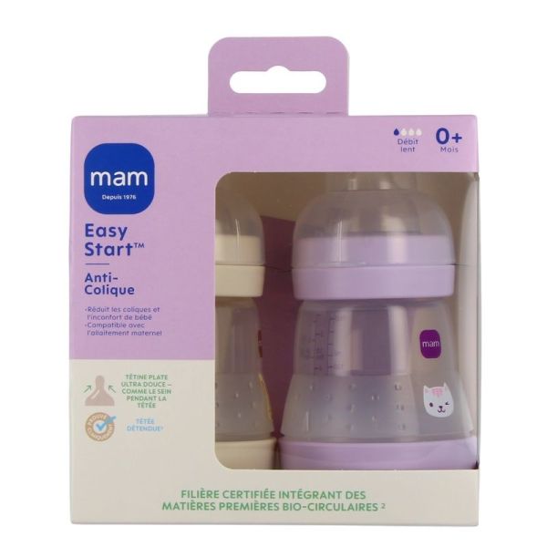 Easy Start - Biberon anti-colique Dune Débit 2 - 260 mL