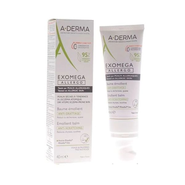 Exomega Allergo Baume émollient anti-grattage - 40 ml