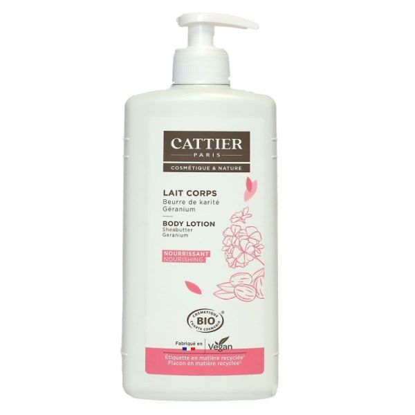 Cattier Lait Nourissant Karite 500Ml