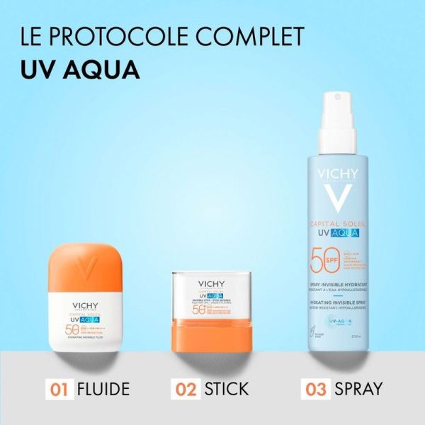 Invisible Stick UV Aqua SPF50+ CAPITAL SOLEIL - 10 ml