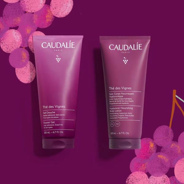 Le Rituel Corps Thé des Vignes - Gel Douche 200 ml, Soin Corps Nourrissant Hyaluronique 200 ml
