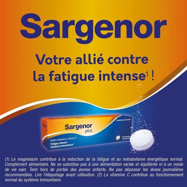 Sargenor Plus comprimes effervescents - 14 comprimes