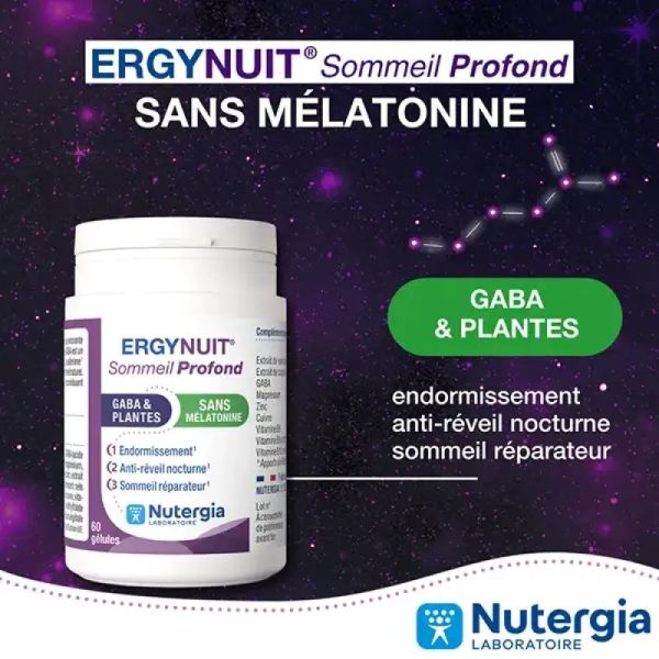 Ergynuit Sommeil Profond - 60 gélules