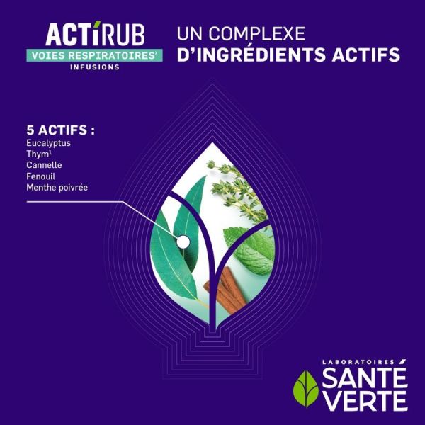 Actirub Infusion voies respiratoires Bio - 20 sachets