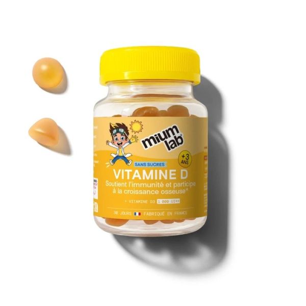 Vitamine D enfants sans sucres - 30 gummies
