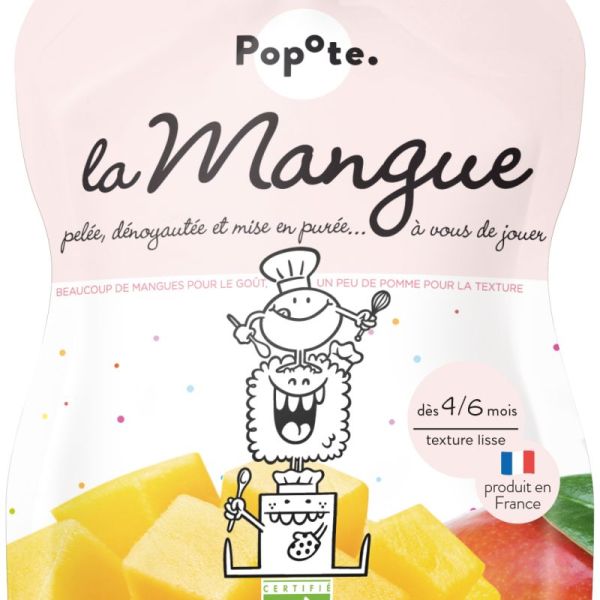 Popote Gourde Mangue Bio 120G