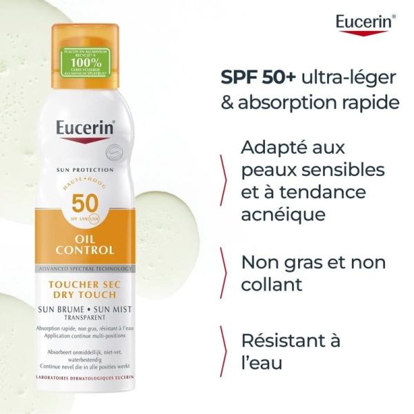 SUN PROTECTION OIL CONTROL Brume Transparente SPF 50 - 200 ml