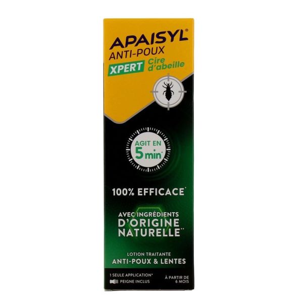 Anti-Poux et Lentes a la Cire d'Abeille XPERT - 200 mL