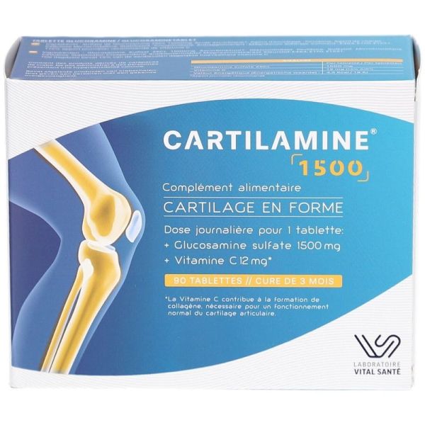 Cartilamine 1500 - Confort Articulaire - 90 comprimés