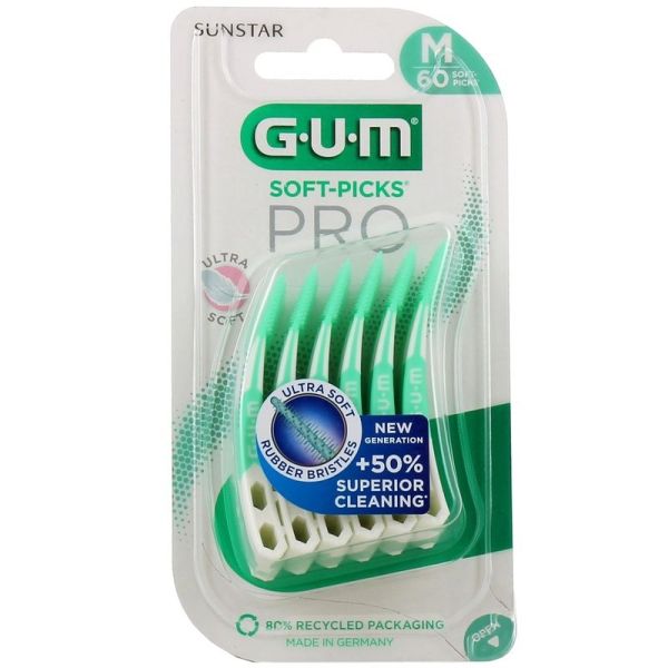 Gum Soft-Picks Pro bâtonnets interdentaires - Medium x60