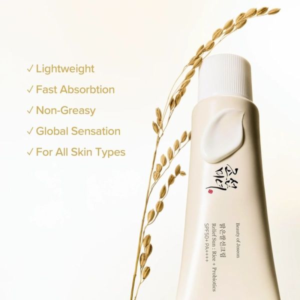 Relief Sun : Rice + Probiotics SPF50+ PA++++ - 50 ml