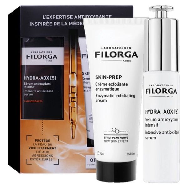 Hydra-AOX [5] Coffret - Sérum Antioxydant 30 ml, Skin-Prep Crème 75 ml