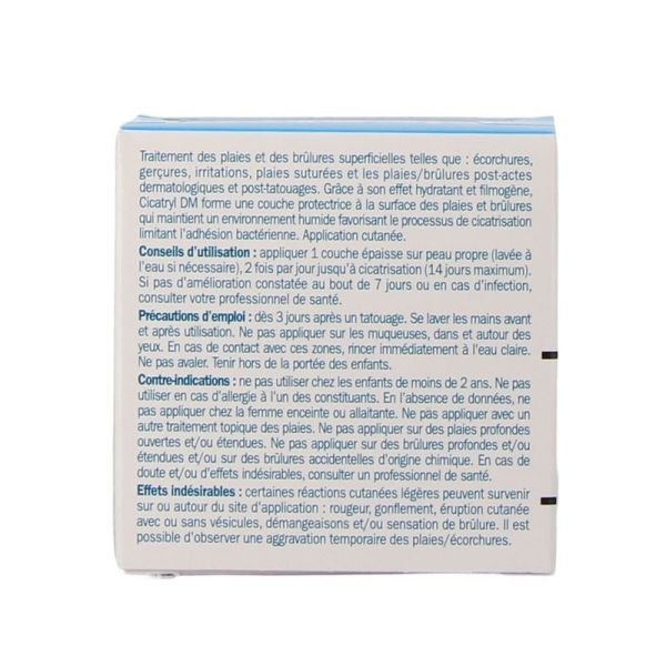 Cicatryl DM Crème plaies et écorchures superficielles - 10 sachets de 2 g