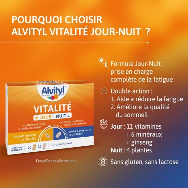 Alvityl Vitalite Jour/Nuit