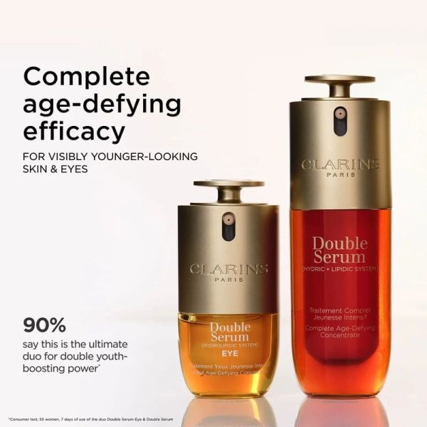 DOUBLE SERUM Eye Brightening + Depuffing Anti-Aging Concentrate