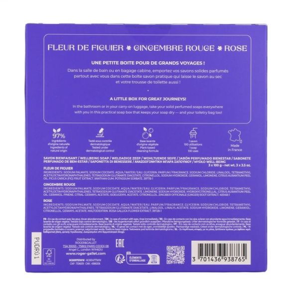 Coffret 3 Savons Bienfaisants - 3 x 100 g