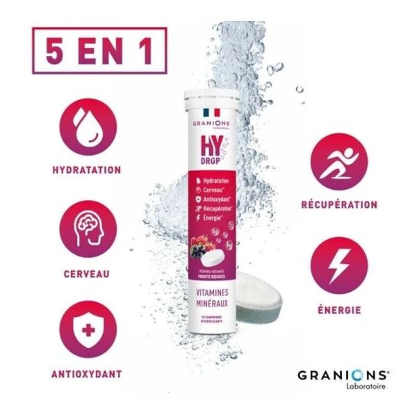 Hydrop Vitamines et Minéraux - 20 comprimés