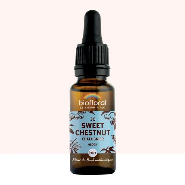 Fleur de Bach n 30 Sweet Chestnut, Châtaignier - Bio Demeter - 20 ml