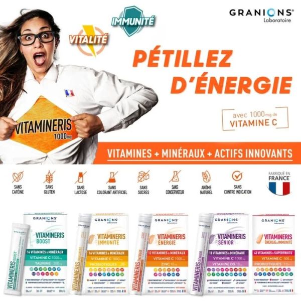 Vitamineris Energie & Immunité - 30 comprimés