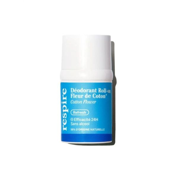 Déodorant Efficacité 24h Roll-On - Fleur de Coton - 15 ml