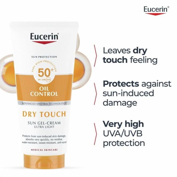 SUN OIL CONTROL Gel-Crème Toucher Sec SPF 50+ SUN - 200 ml