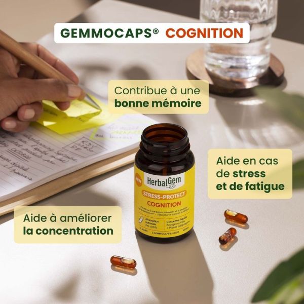 GEMMOCAPS Stress-Protect Cognition - 30 gélules
