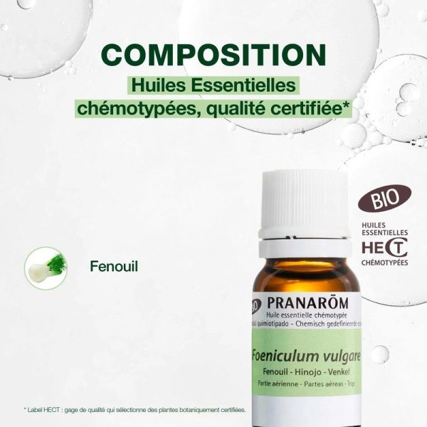 Huile Essentielle de Fenouil - Bio - 10 ml