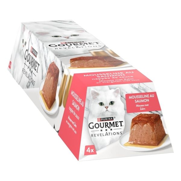 Gourmet Revelations Mousselines au Saumon - Chat adulte 57 g