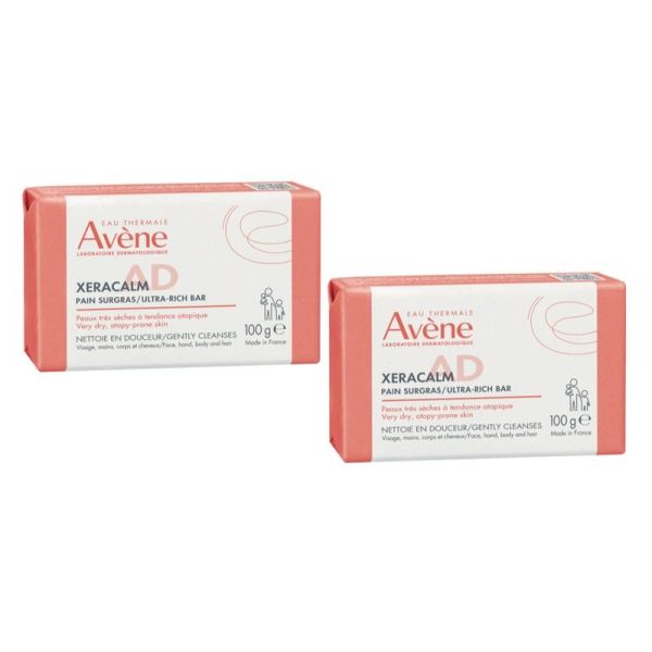 XeraCalm A.D Pain Surgras Nettoyant - 2 x 100 g