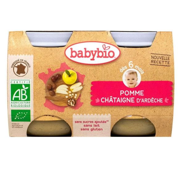 Vitbabybio Pot Pomme Chataigne 2X130G