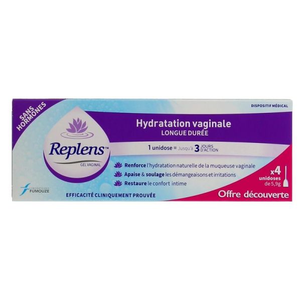 Hydratation Vaginale Longue Durée - 4 unidoses