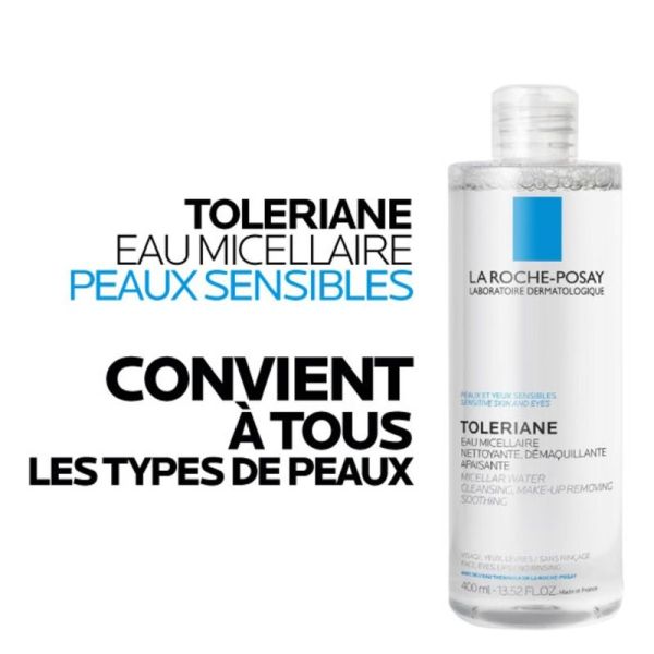 Toleriane Eau Micellaire Peaux Sensibles - 2 x 400 ml