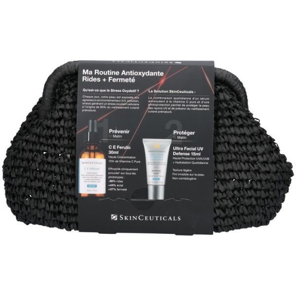 Trousse Routine Anti-Oxydante - CE Ferulic Serum Rides + Fermete 30 ml + Solaire SPF50 Ultra Facial Defense 15 ml Offert