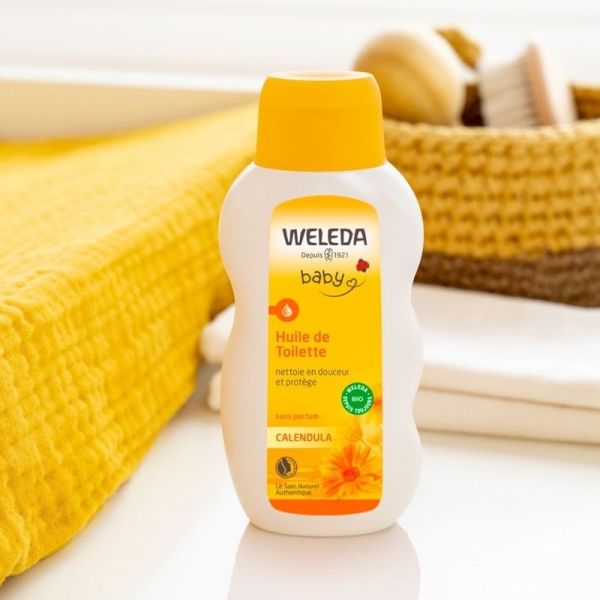 Huile de toilette bébé au Calendula - 200 ml