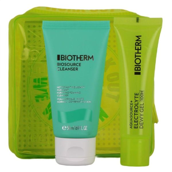 Coffret Nano Energy - Aquasource+ Electrolyte gel hydratant 30 ml + Biosource nettoyant moussant purifiant 50 ml