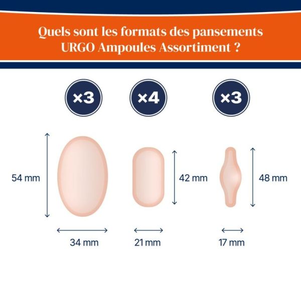 Ampoules Assortiment - 10 pansements