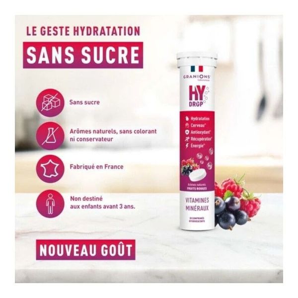 Hydrop Vitamines et Minéraux - 20 comprimés