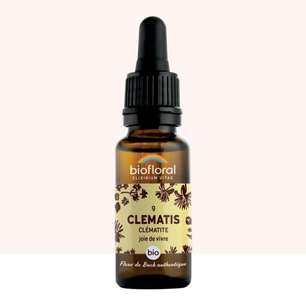 Fleur de Bach n 09 Clematis, Clematite - Bio Demeter - 20 ml