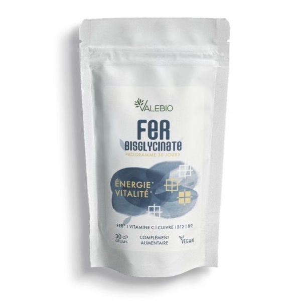 Fer Bisglycinate - 30 gélules
