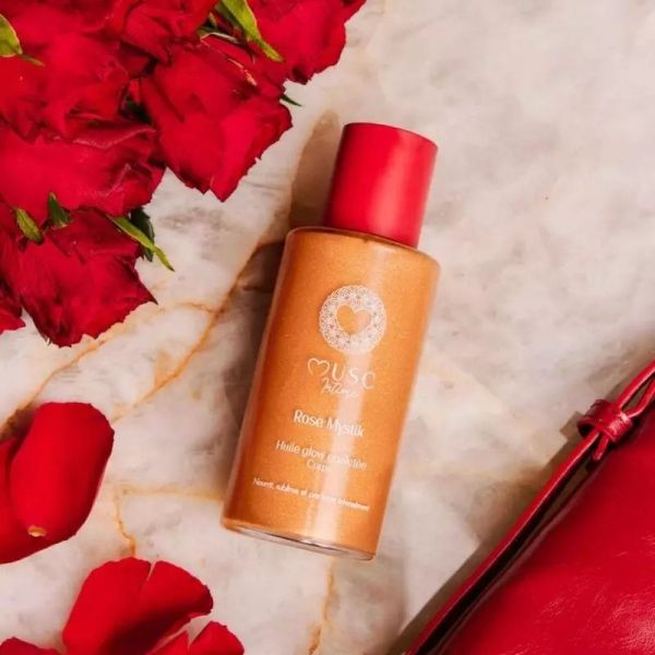 Huile Glow Pailletee - Rose Mystik - 100 ml